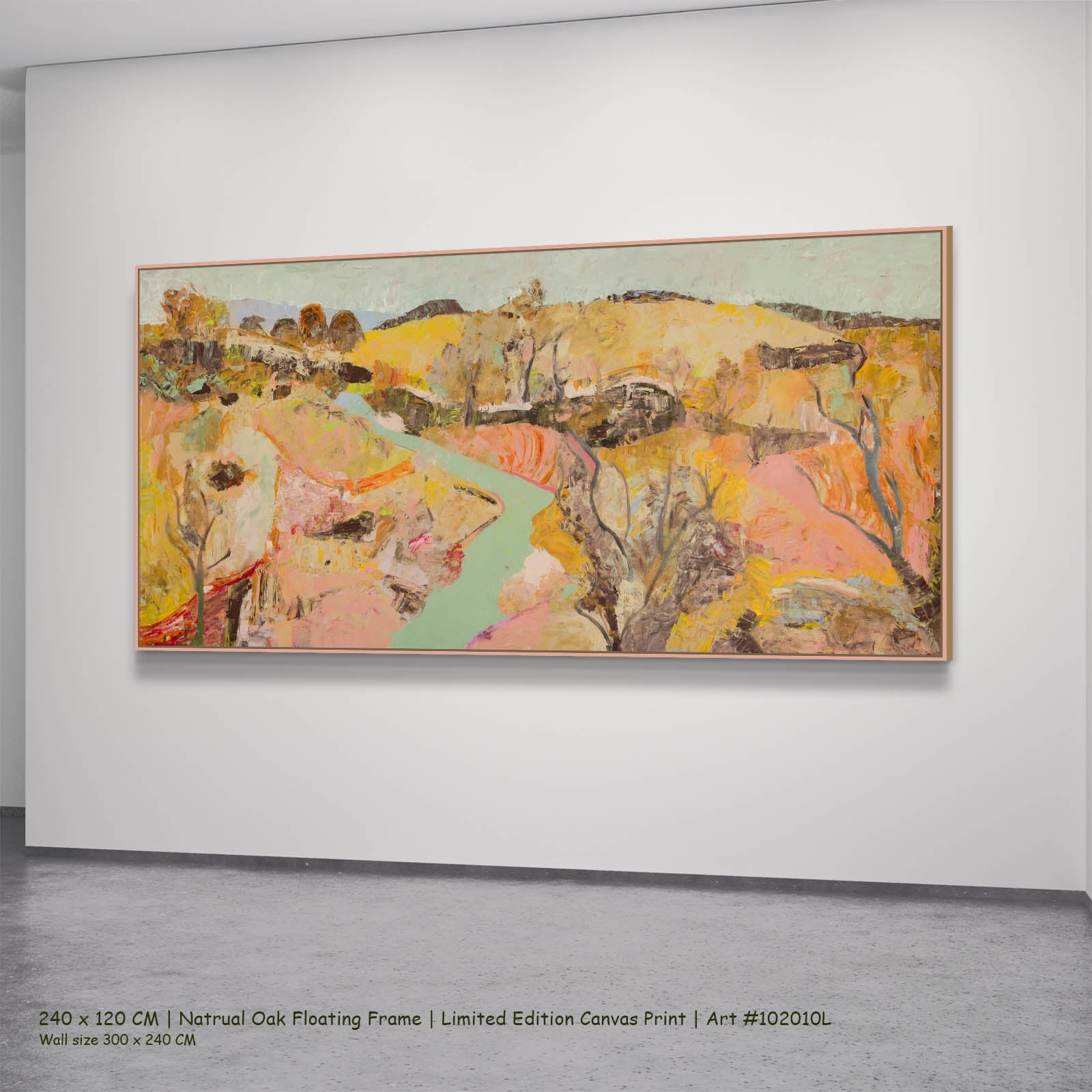 Albury, gold, pink, brown Limited Edition Print by Summer Jiang