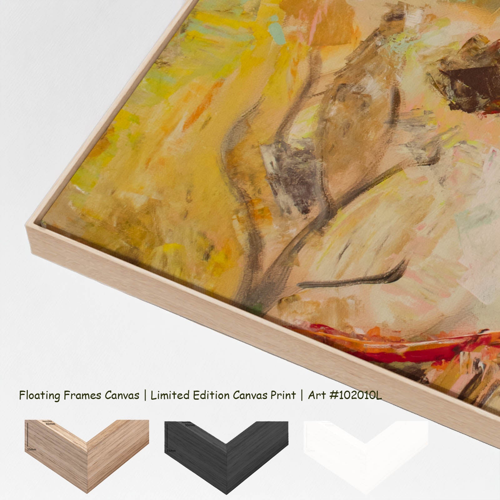 Albury, gold, pink, brown Limited Edition Print by Summer Jiang