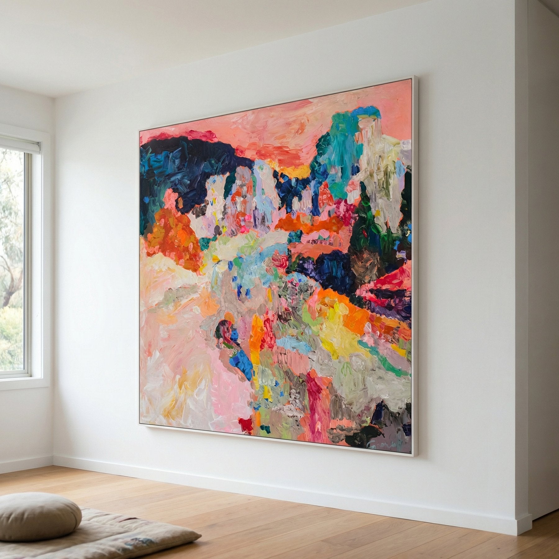 Far From Home, pink, blue Limited Edition Print by Summer Jiang