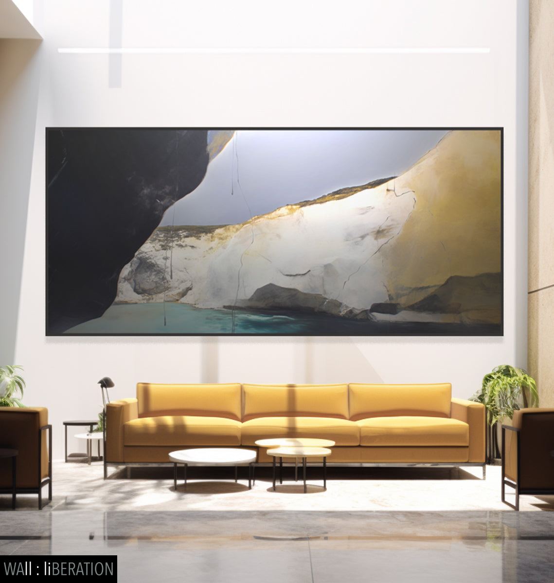 Nature water cave mountain landscape | The cliff #2310