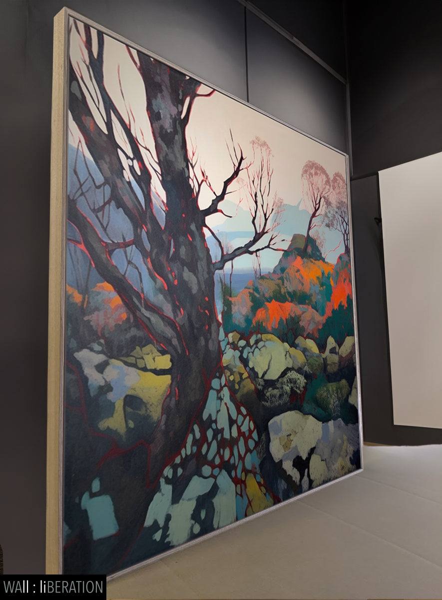 Australia lanscape painting | You Yangs manoutain #2319