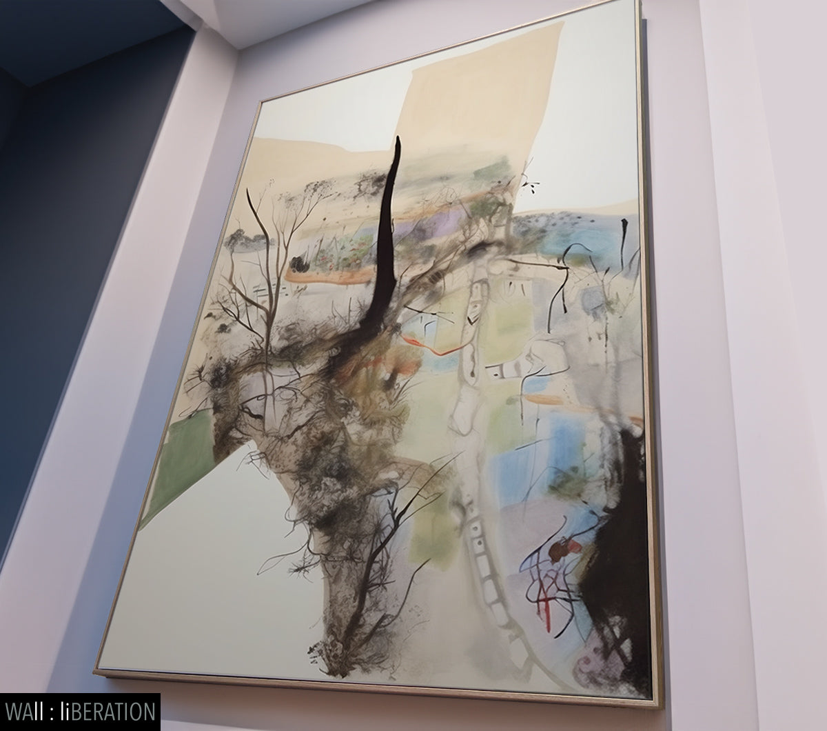 Abstract landscape in rural Victoria | Autumn Bendigo #2336