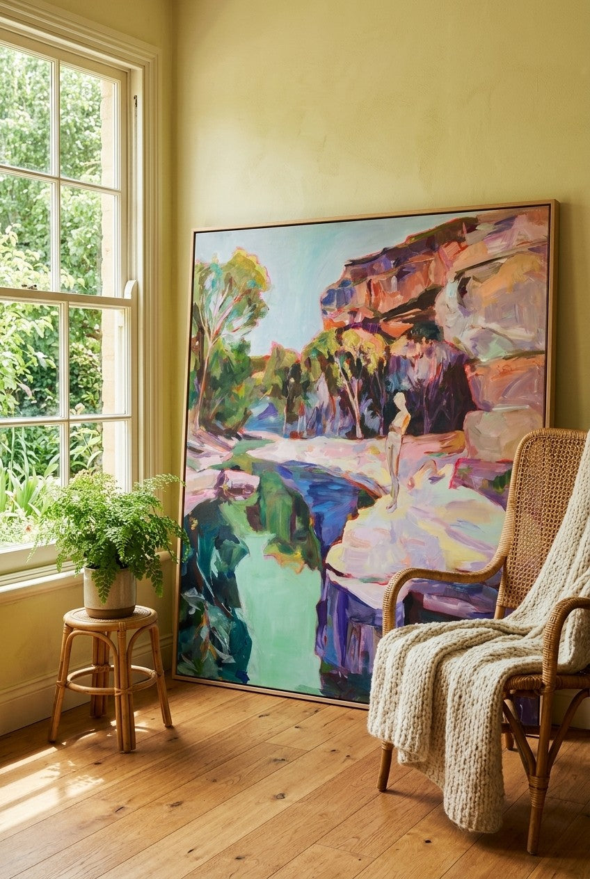 Contemplating | Limited Edition Oversized Abstract Canvas Art