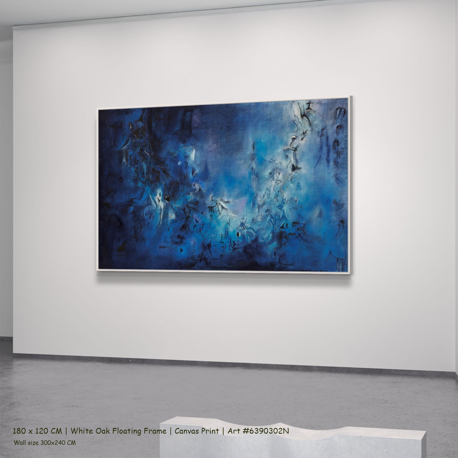 306N white oak — large canvas print