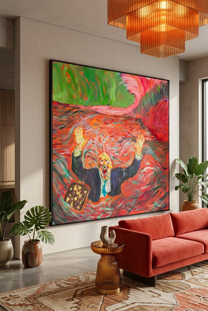 Drowning Dishonesty | Limited Edition Large Contemporary Wall Art