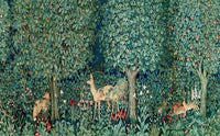 Fresh Forest — main, large green forest canvas print