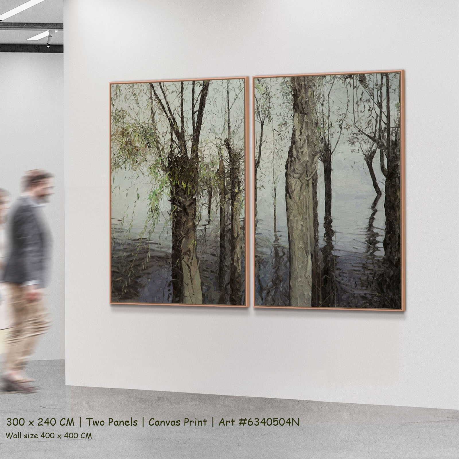 390N 2-panel — large canvas print