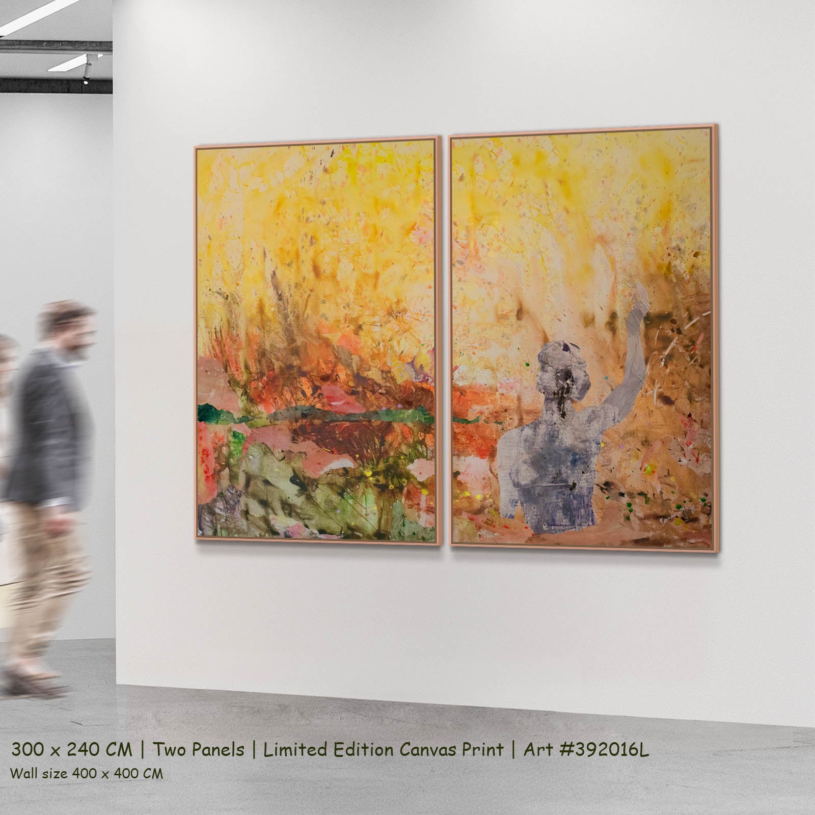 Limited edition | The Merge | 100×80 to 300×240 CM