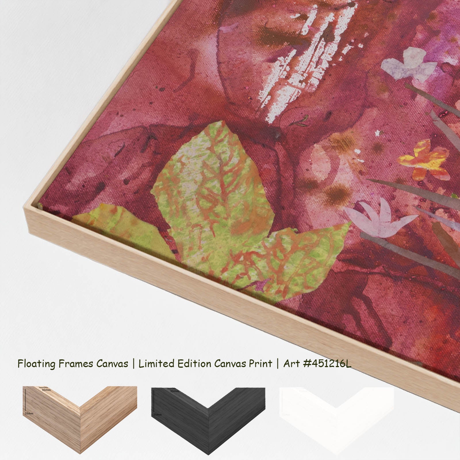 Mother Earth Large Scale canvas wall art with floating frame options