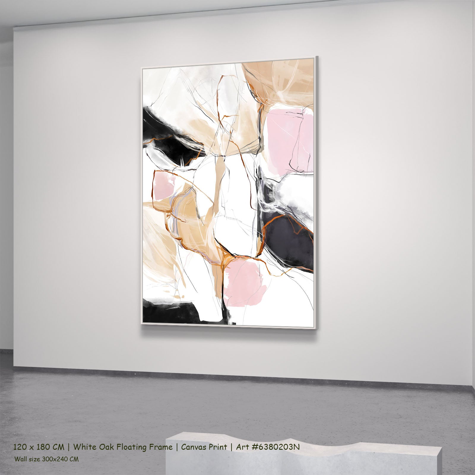 475N white oak — large canvas print