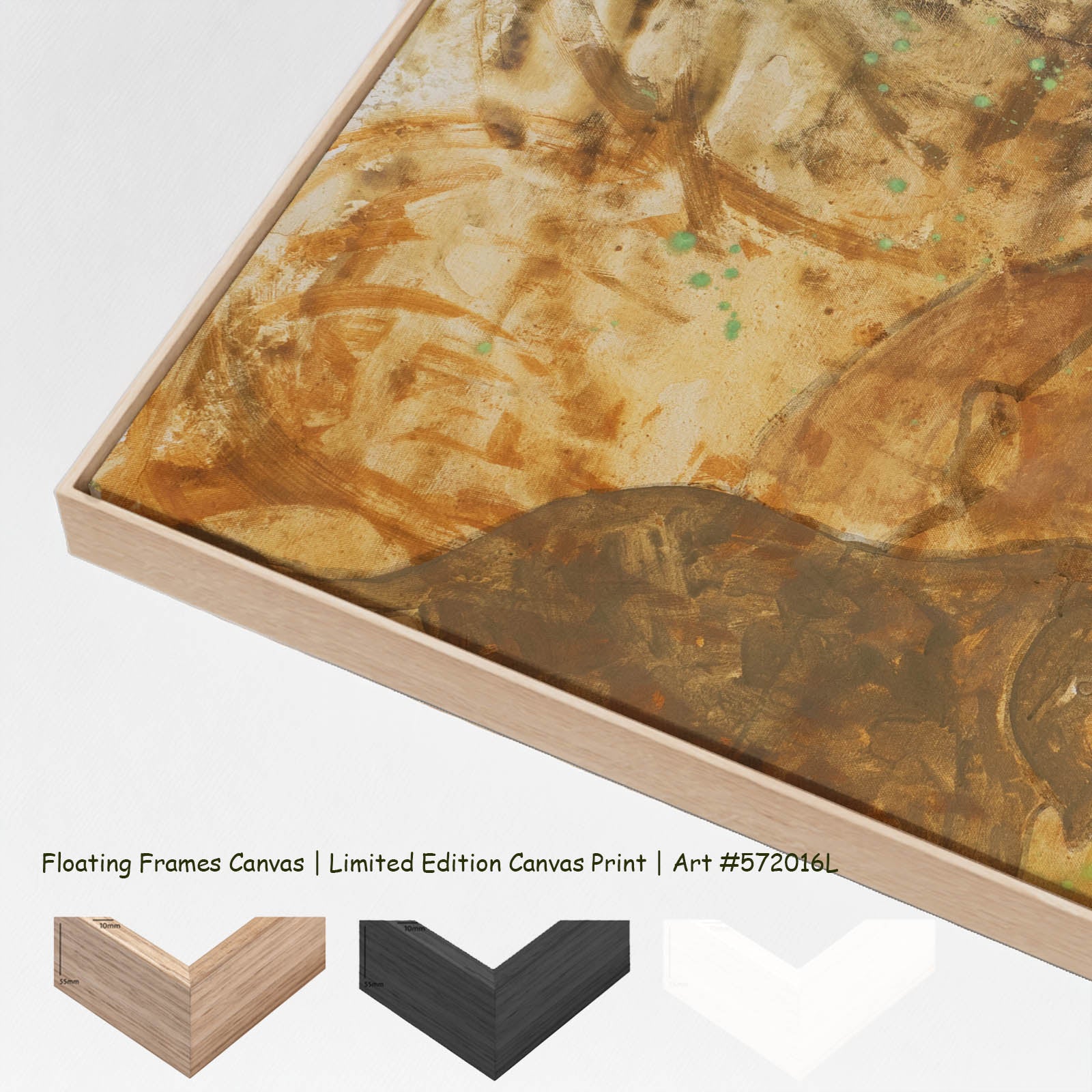 The Home I Don't Belong Oversized canvas wall art with floating frame options