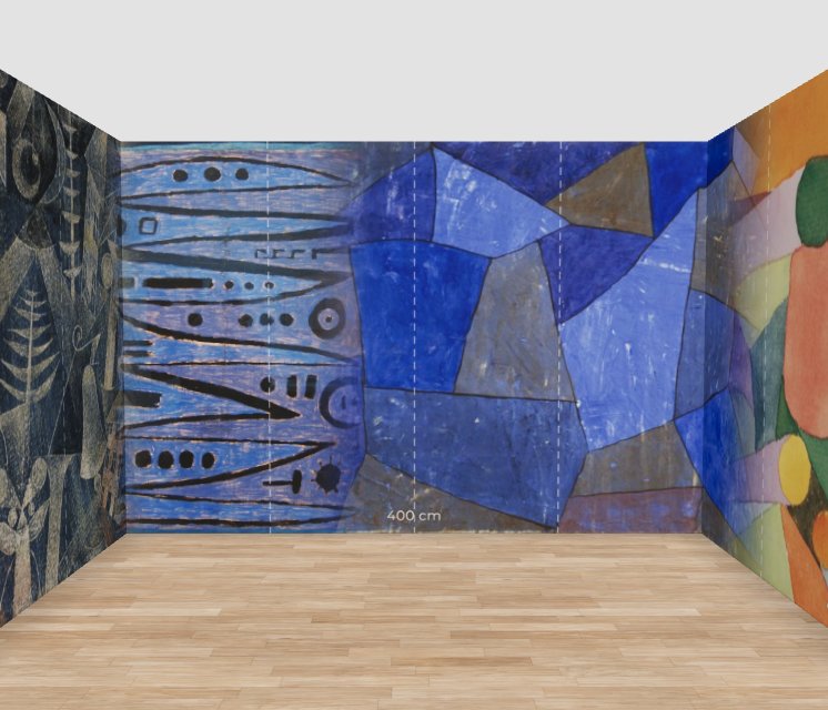 Wall mural room preview