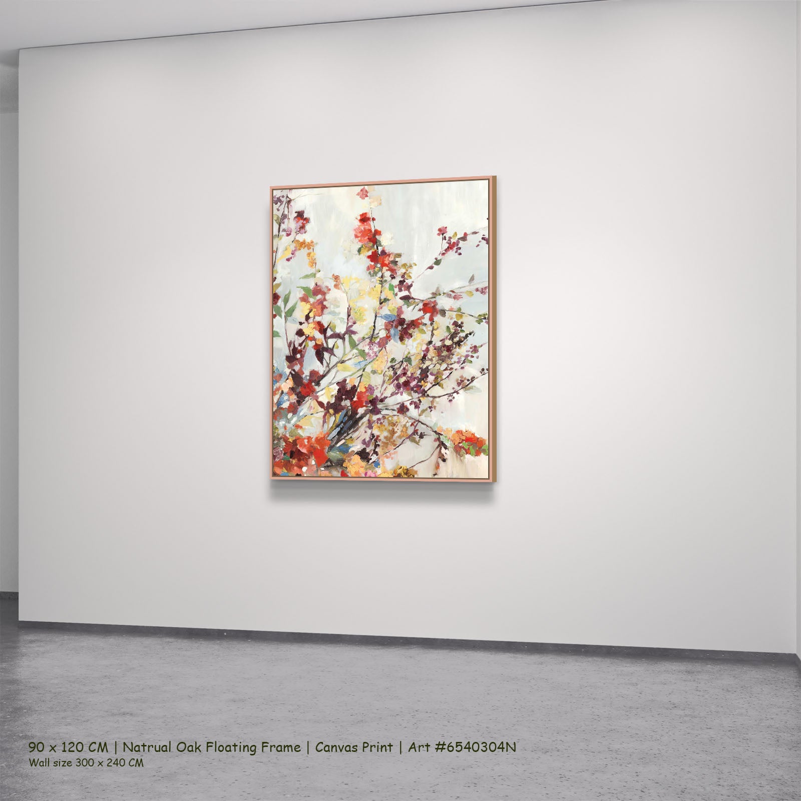 7140304N natural oak — large canvas print