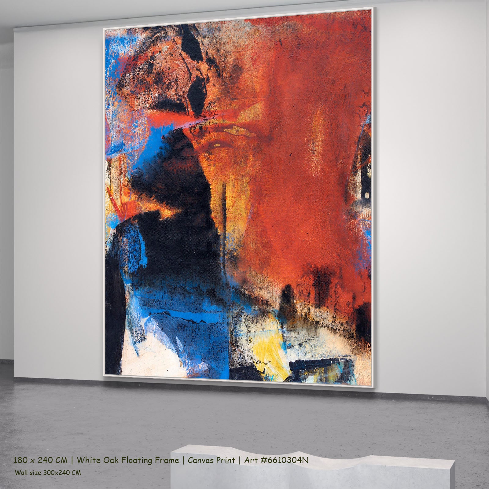 7180304N white oak — large canvas print