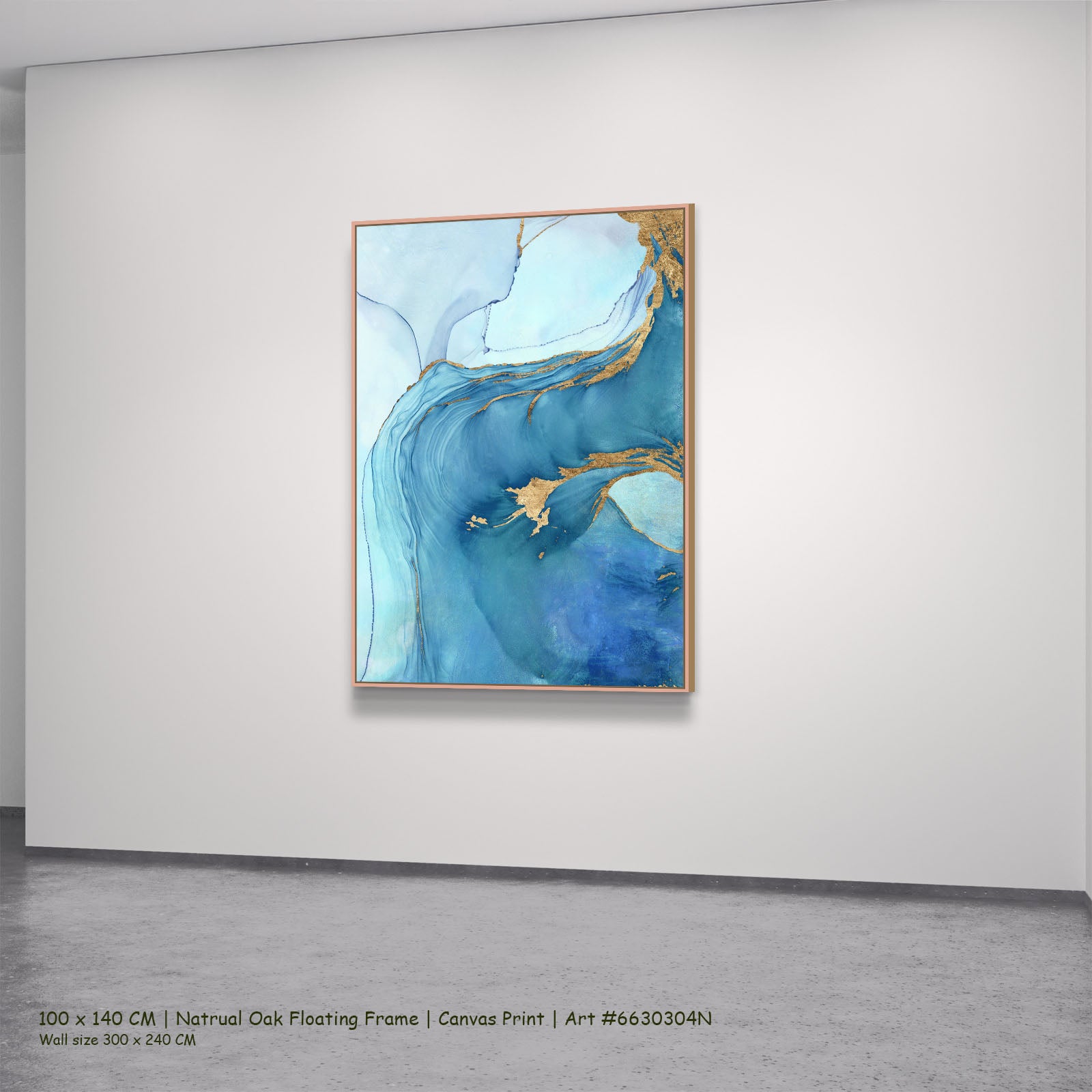 7200304N natural oak — large canvas print