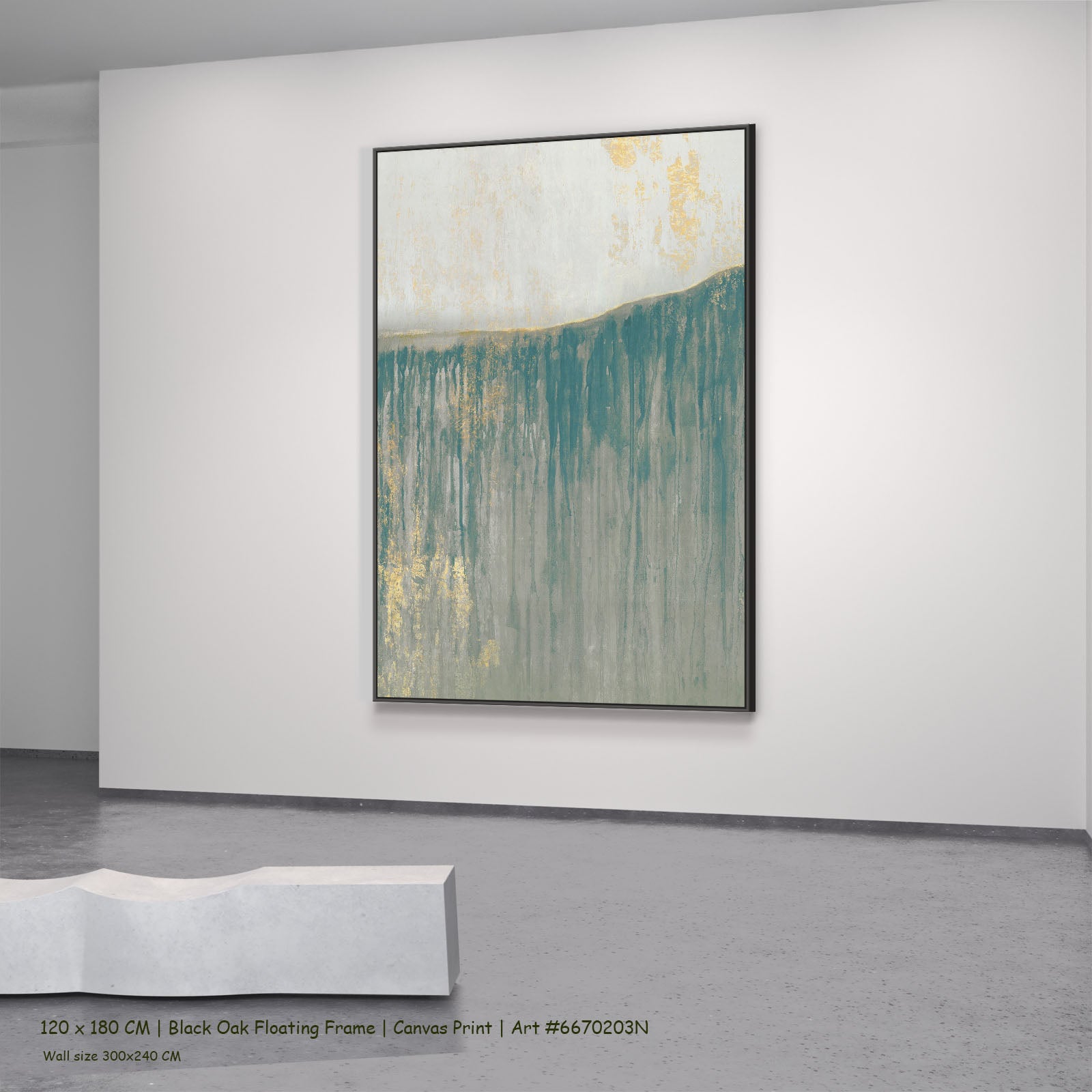 7240203N black oak — large canvas print
