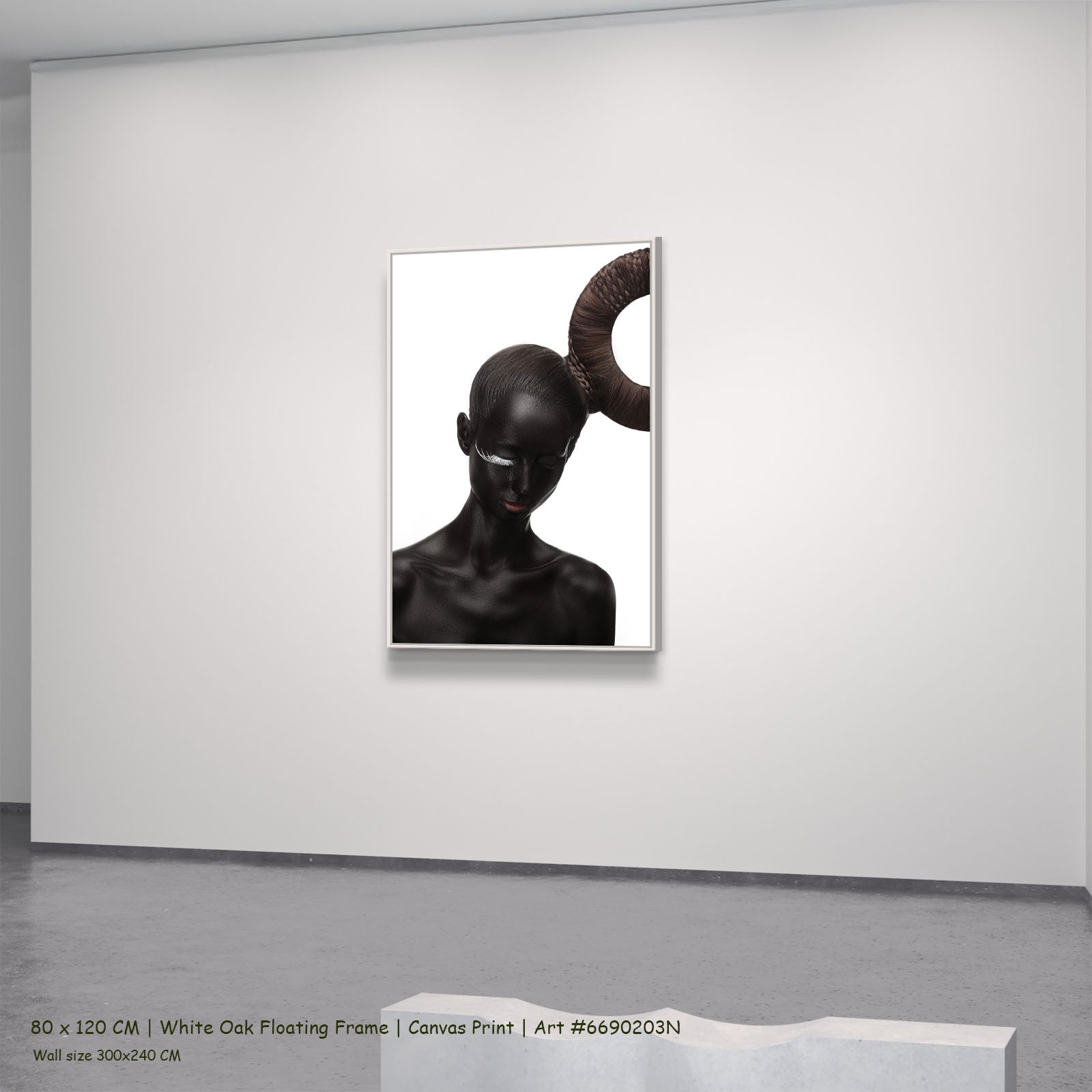 7260203N white oak — large canvas print