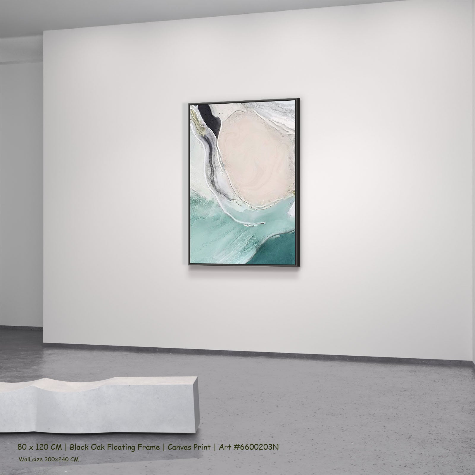 779N black oak — large canvas print