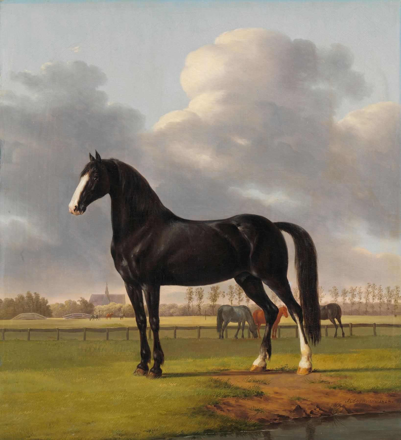 Adriaan van der Hoop's Trotter De Vlugge | Anthony Oberman | 90×100 to 240×280 CM — detail