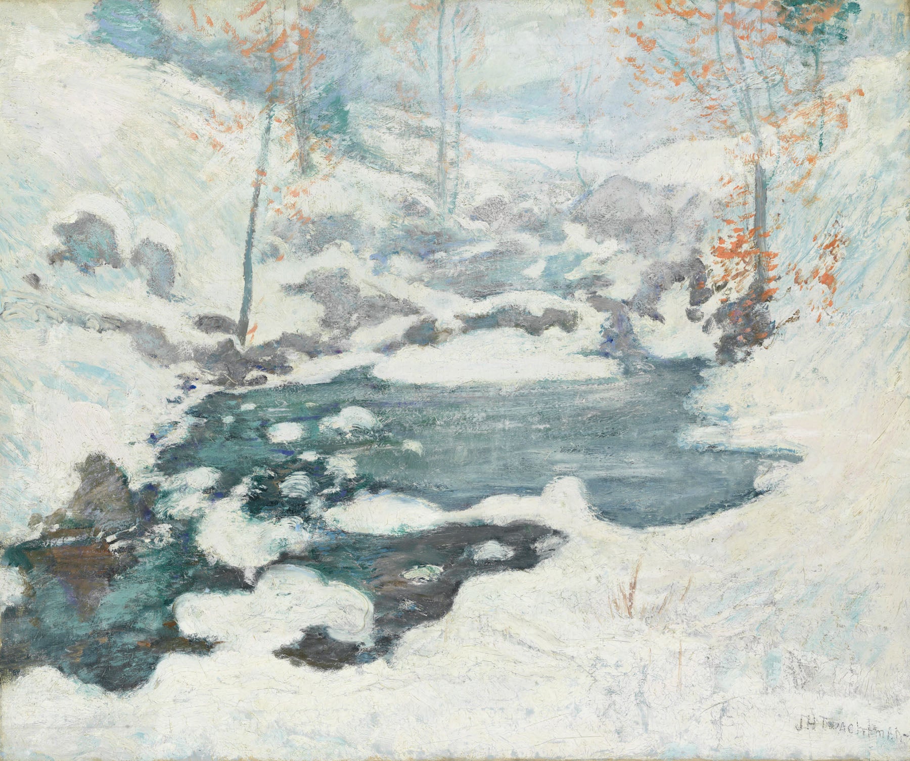 Icebound | John Henry Twachtman | 100×80 to 300×240 CM — detail