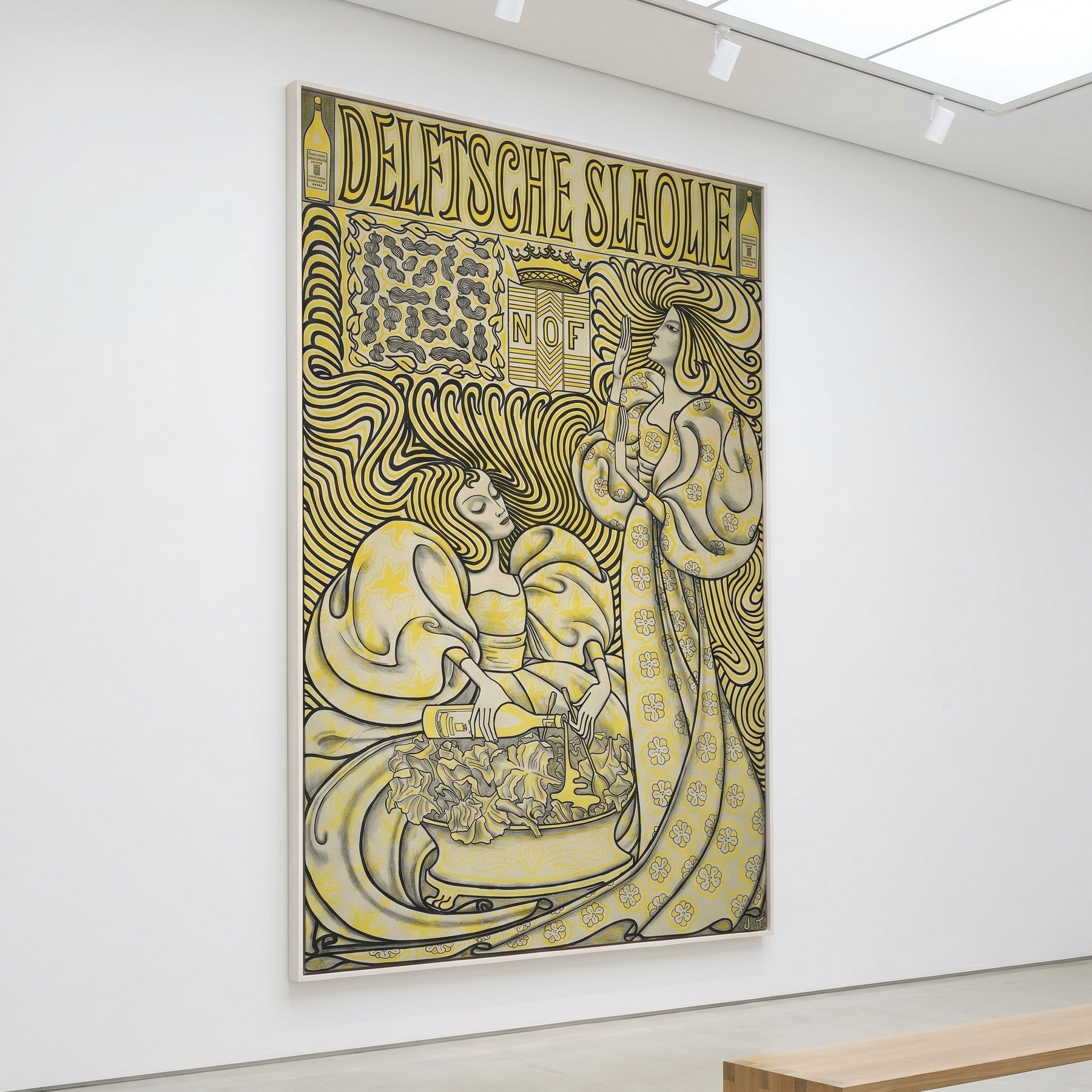 Delftsche Slaolie (Poster for Delft Salad Oil) | Jan Toorop | 80×120 to 300×480 CM — main view