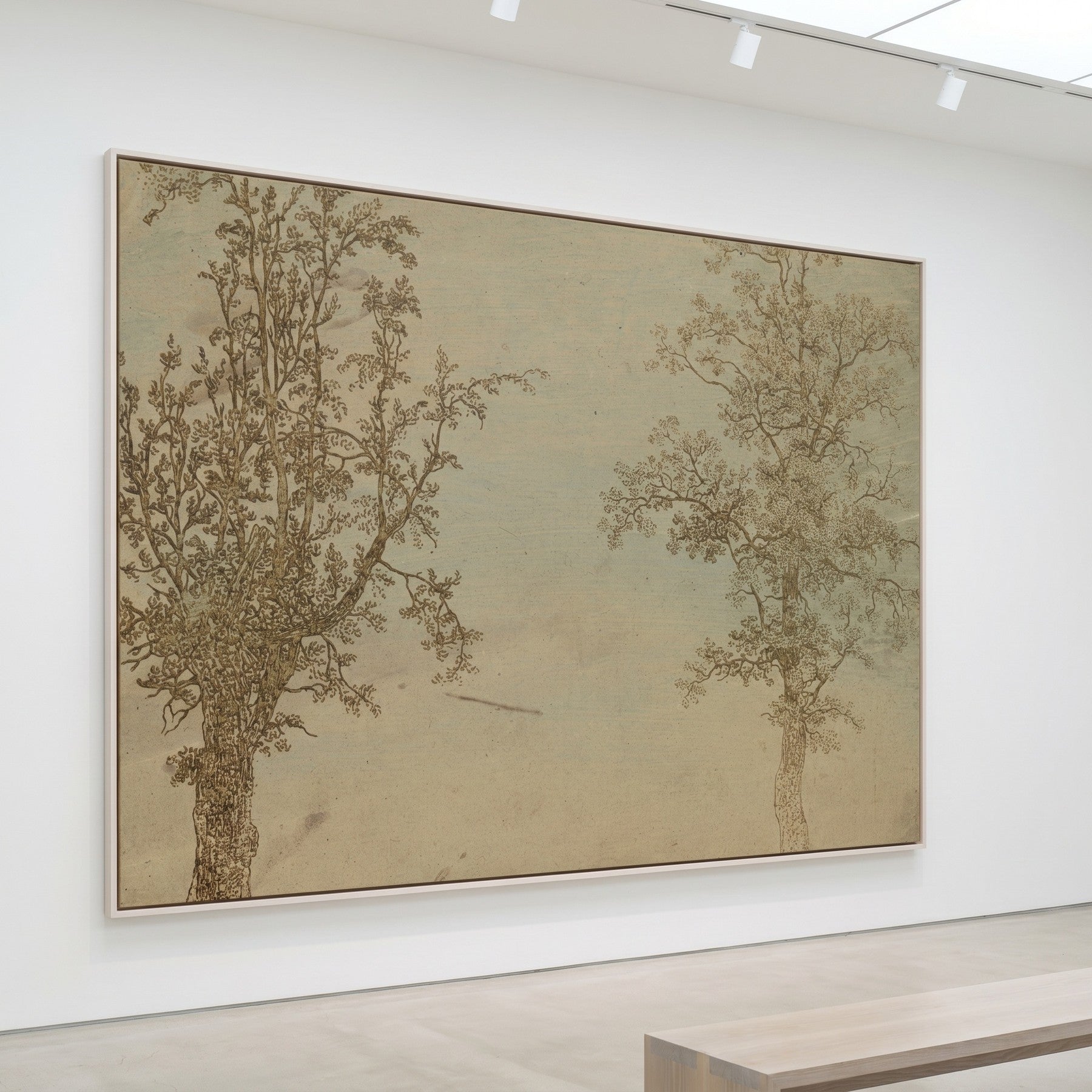 Two Trees: An Alder and an Ash | Hercules Segers | 110×80 to 400×300 CM — main view