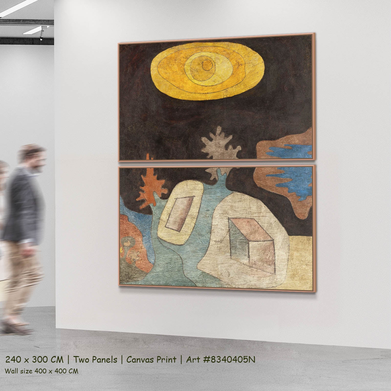 Untitled | Paul Klee | 80×100 to 240×300 CM — installation