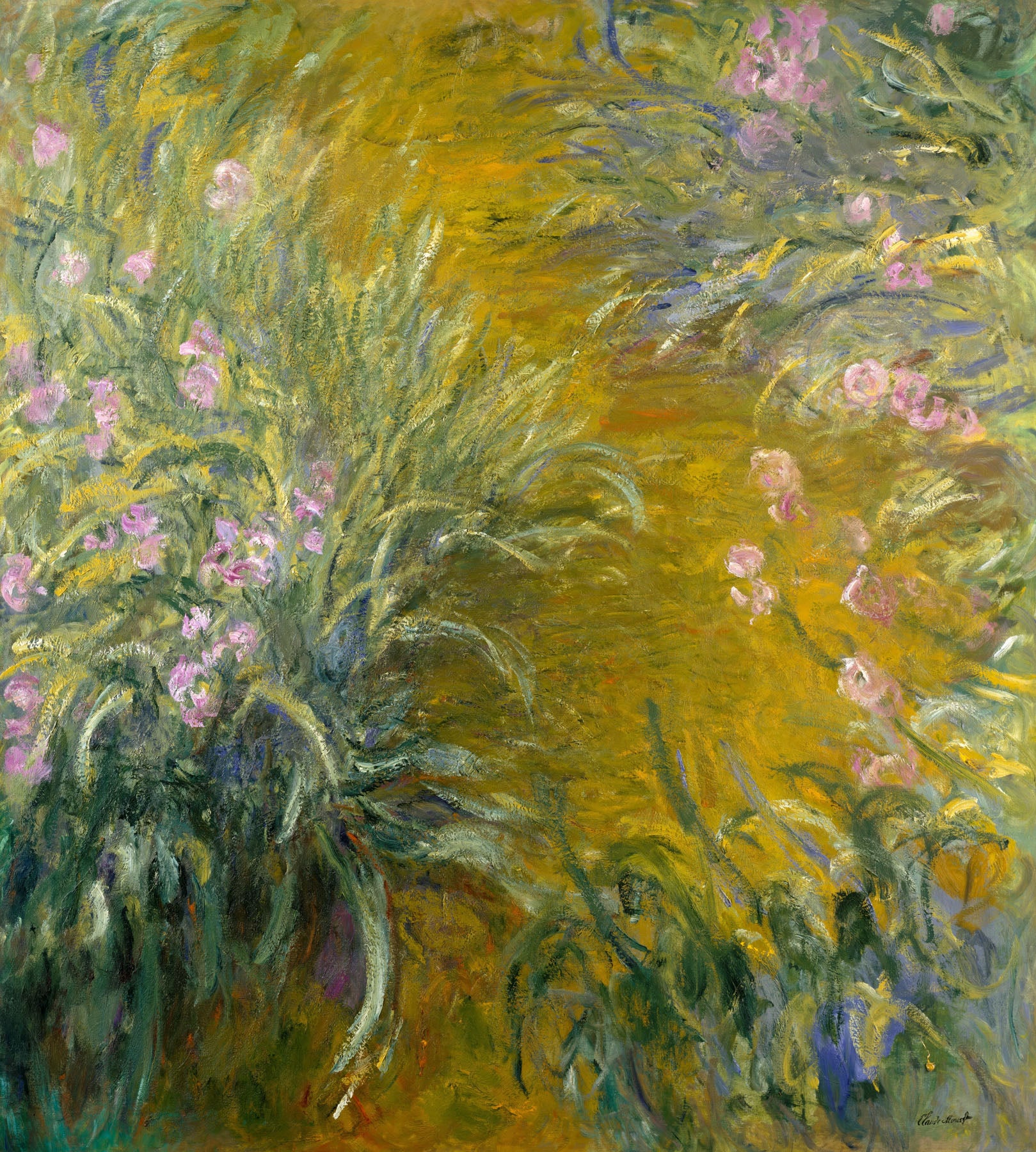 Path through the Irises | Claude Monet | 90×100 to 240×280 CM — detail
