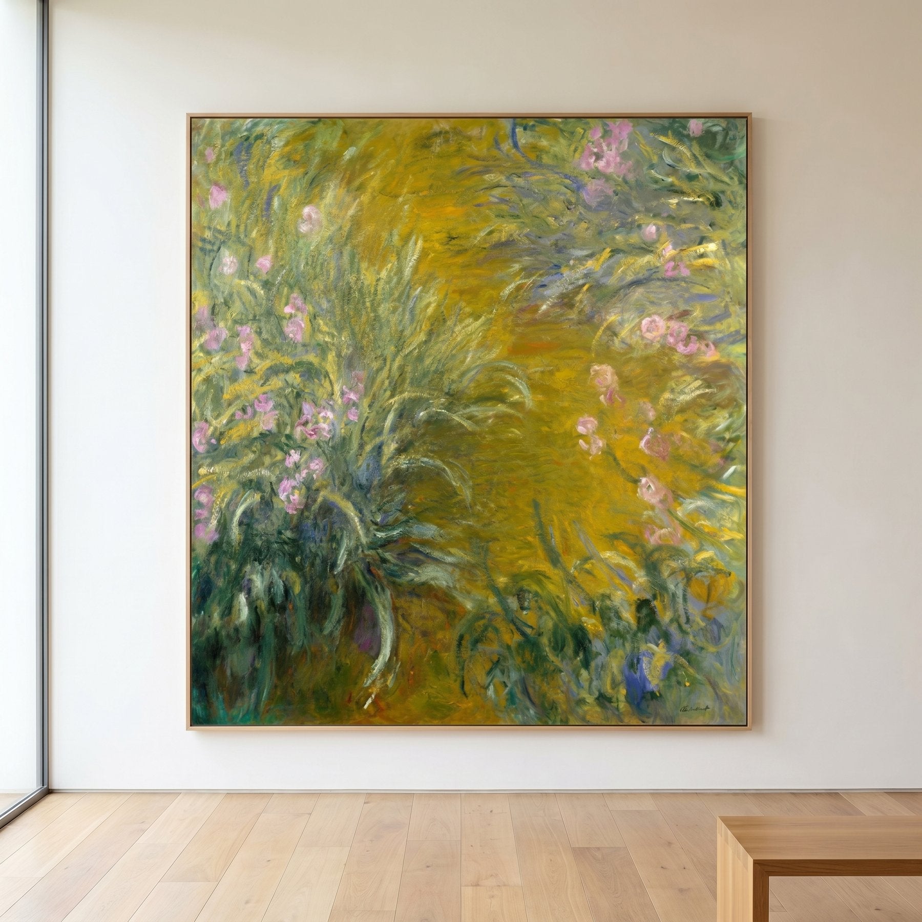 Path through the Irises | Claude Monet | 90×100 to 240×280 CM — main view