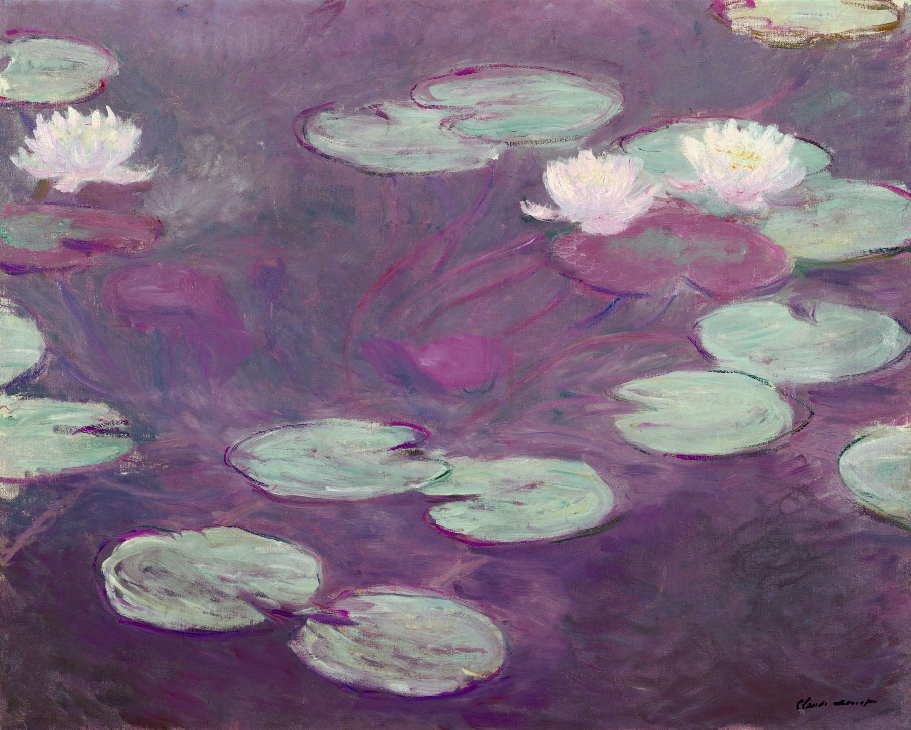 Water Lilies (Nymphéas) | Claude Monet | 100×80 to 300×240 CM — detail