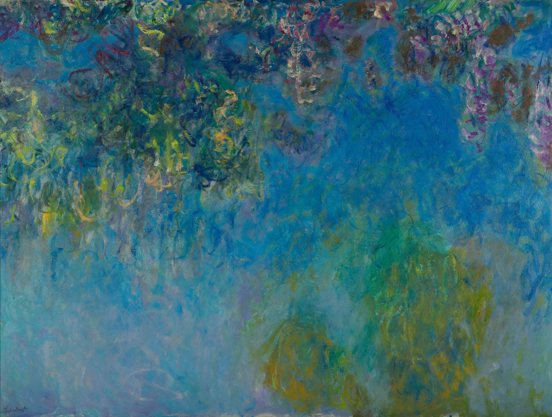 Wisteria | Claude Monet | 110×80 to 400×300 CM — detail