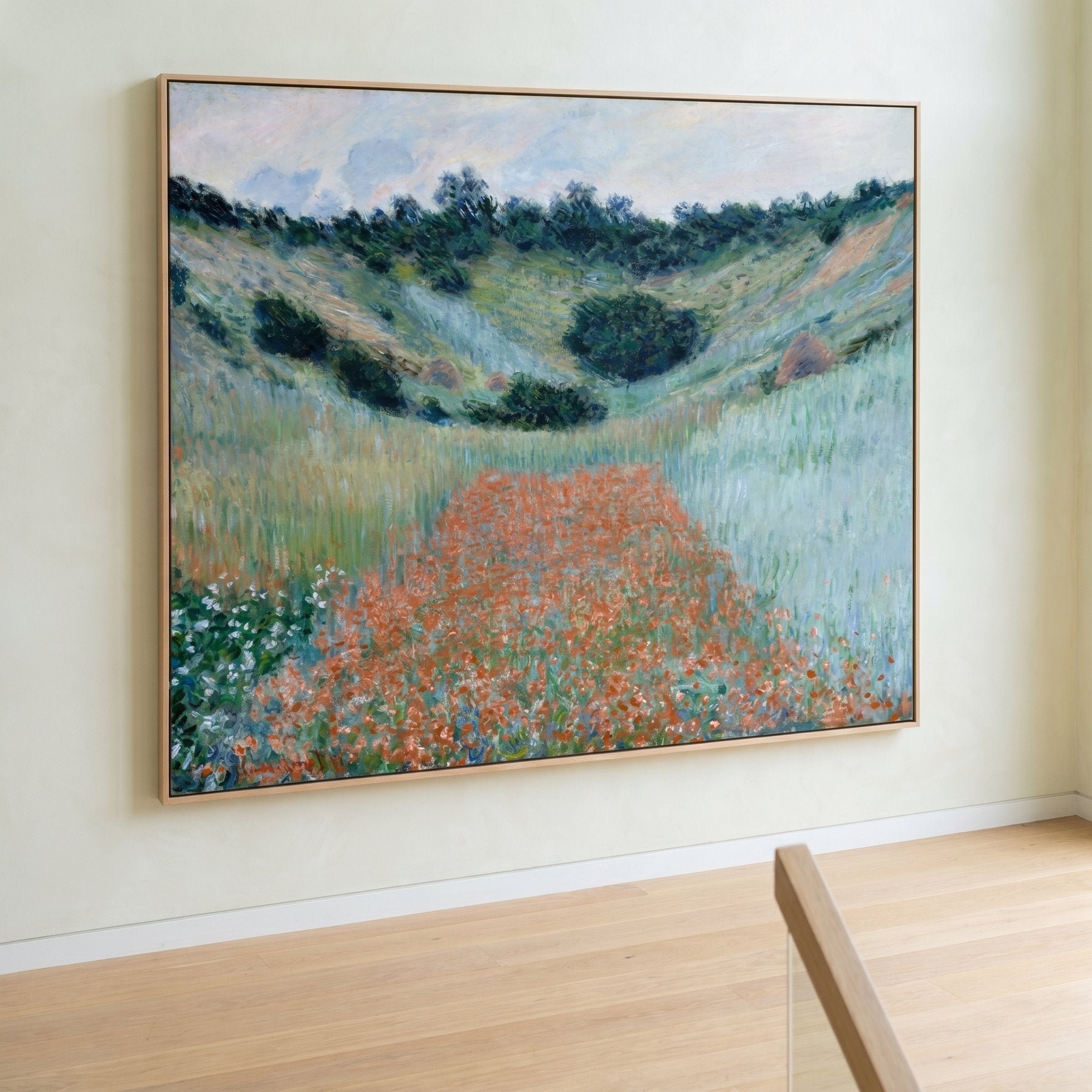 Poppy Field in a Hollow near Giverny | Claude Monet | 100×80 to 300×240 CM — main view