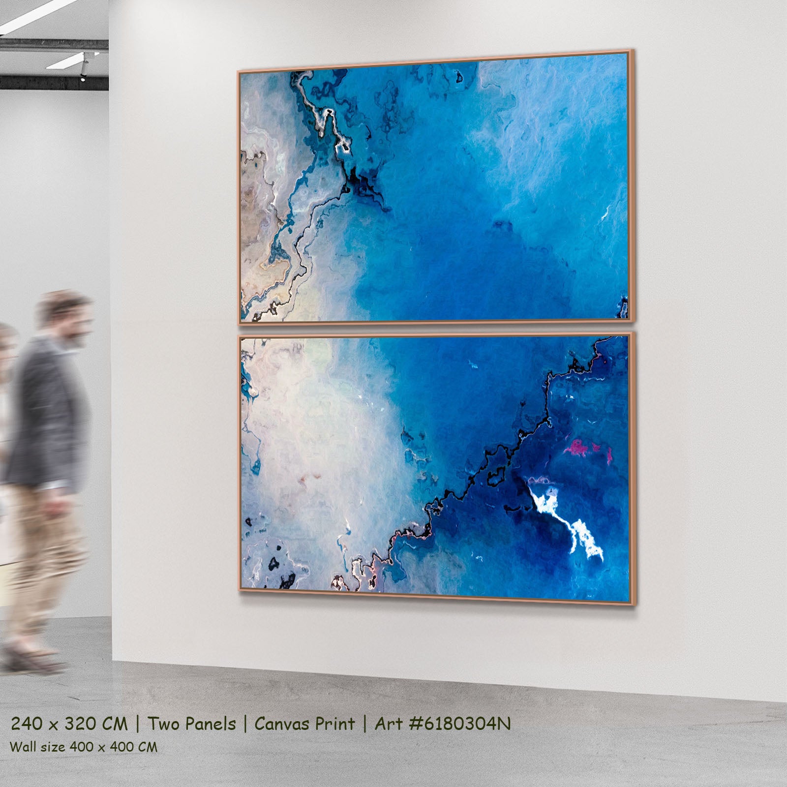 914N — 2-panel mockup, large canvas print