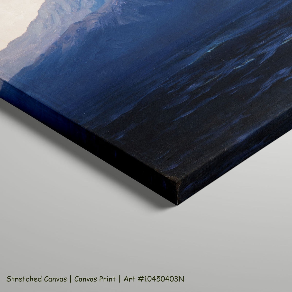 Ai-Petri. Crimea by Arkhip Kuindzhi as a large stretched blue and grey Landscape canvas print