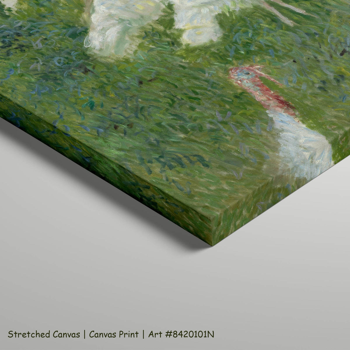 Claude Monet — The Turkeys Landscape art on stretched canvas