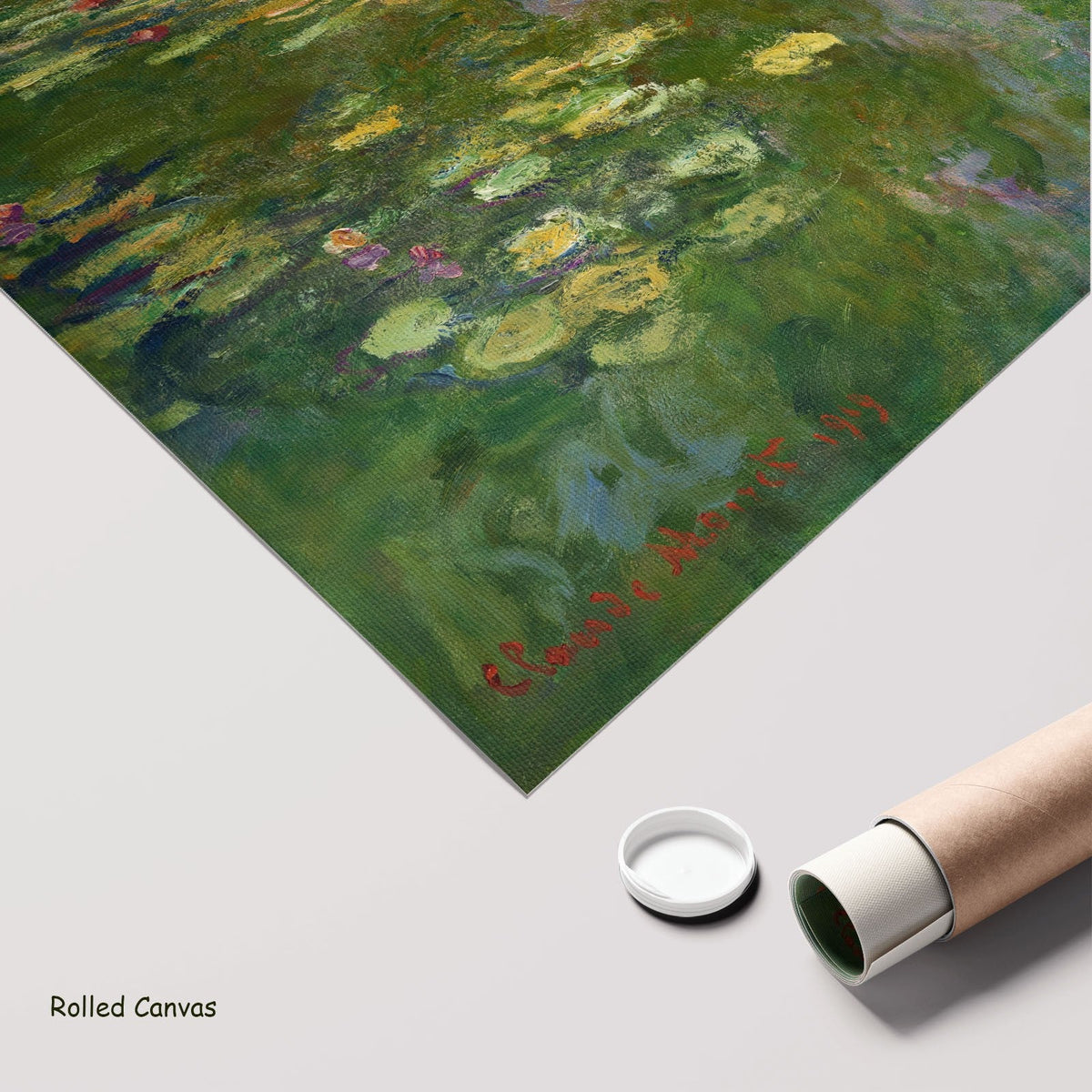 Claude Monet, Water Lilies (Wide Panorama) — rolled canvas 6