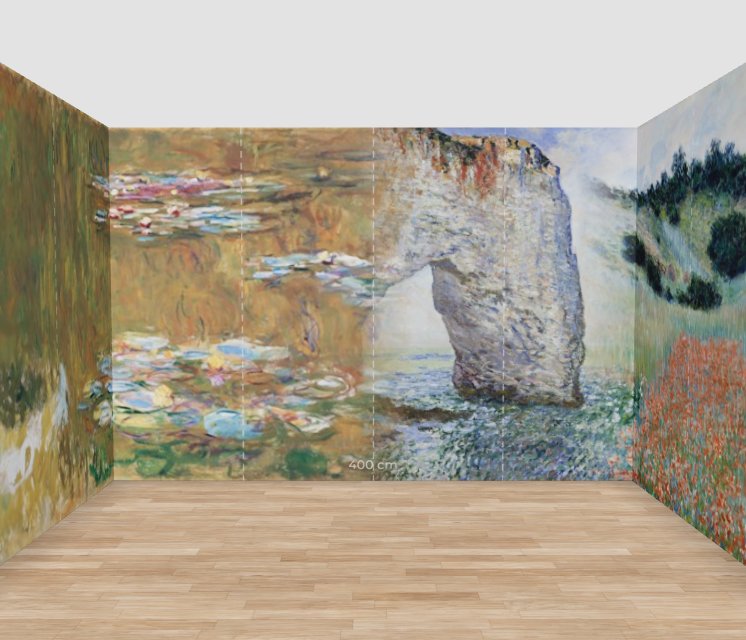 Wall mural room preview