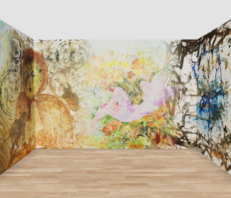 Wall mural room preview
