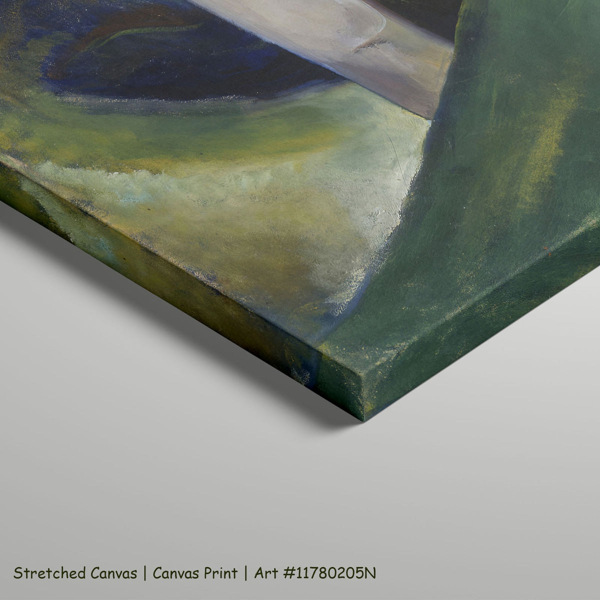 Totem and Forest by Emily Carr as a large stretched green and grey Landscape canvas print