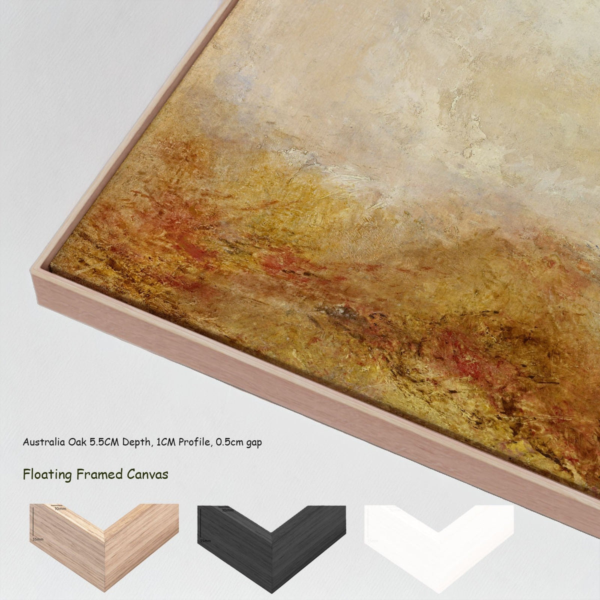 J.M.W. Turner — A Mountain Scene, Val d'Aosta canvas wall art with floating frame options