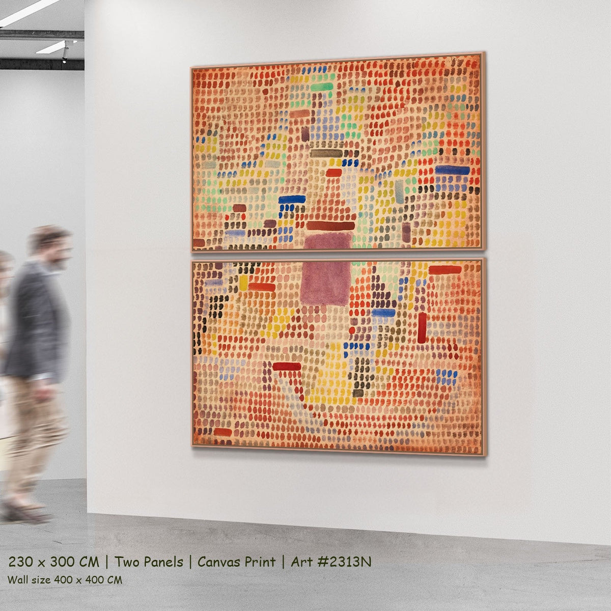 Paul Klee, Mit dem Eingang — 230x300 two panels 4