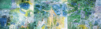 Large green and blue Fauvist canvas print of Le Cours de la Seine by Raoul Dufy