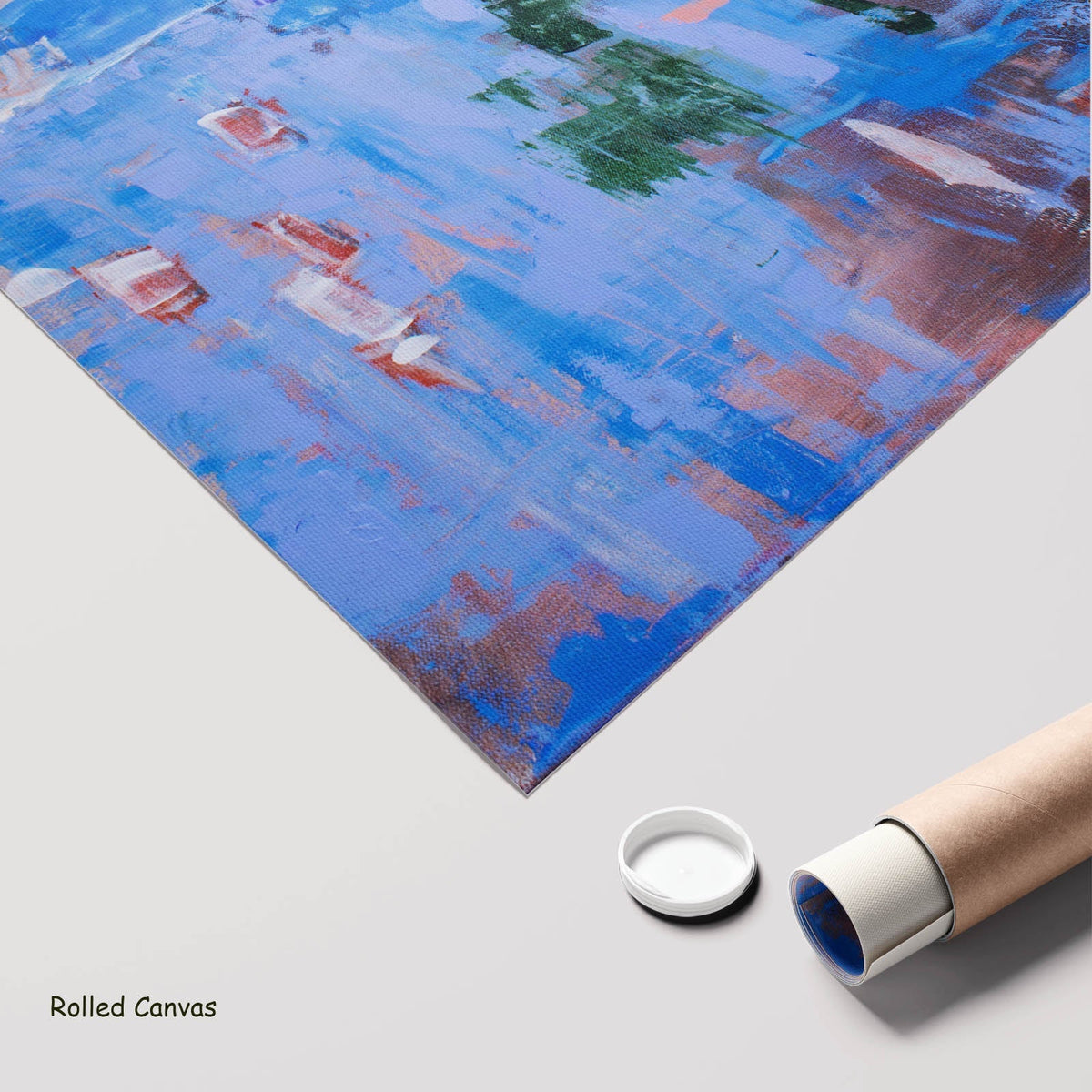 Summer Jiang — Against the Tide Extra Large Abstract art as a rolled canvas print