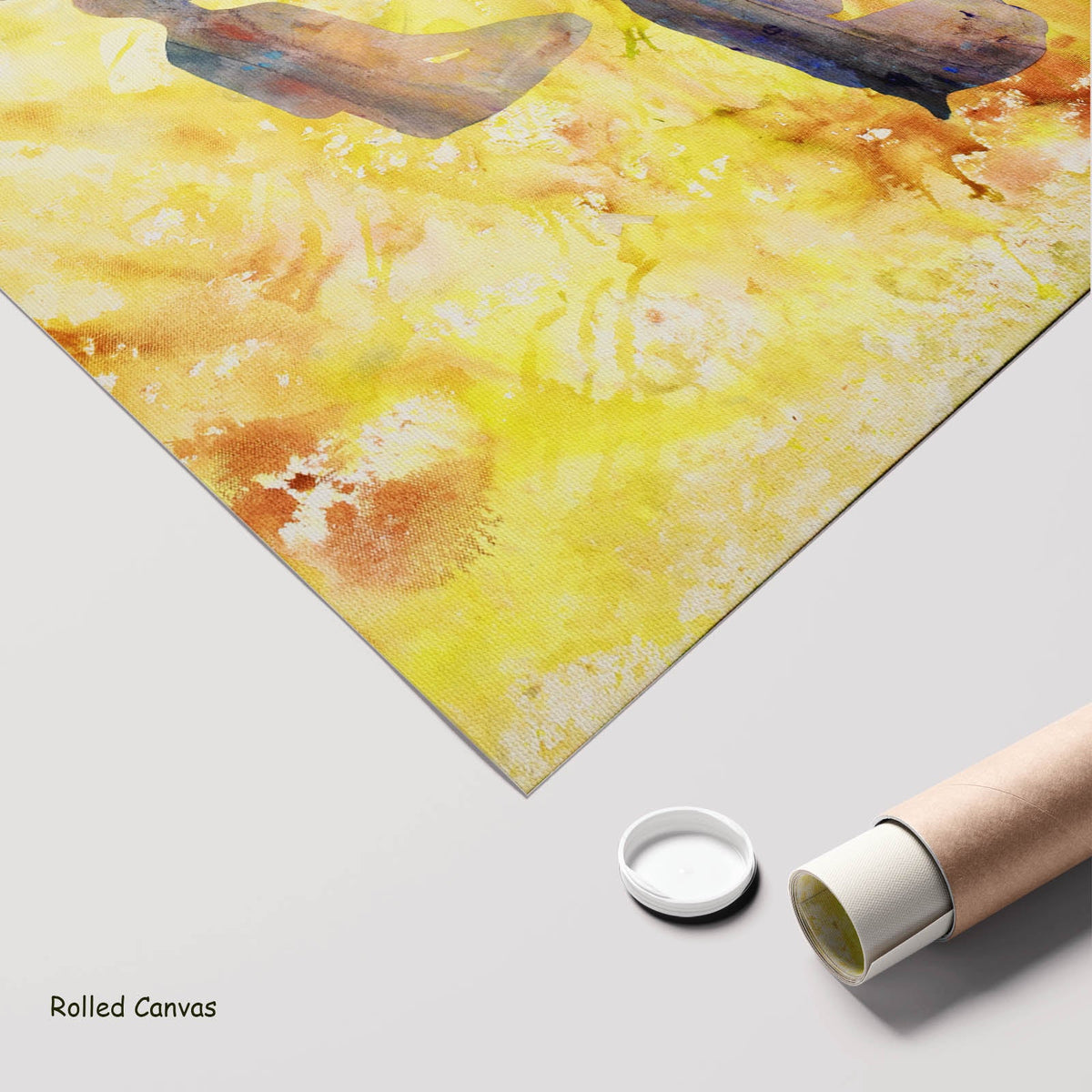 Summer Jiang — Between the Old and New Extra Large Abstract art as a rolled canvas print