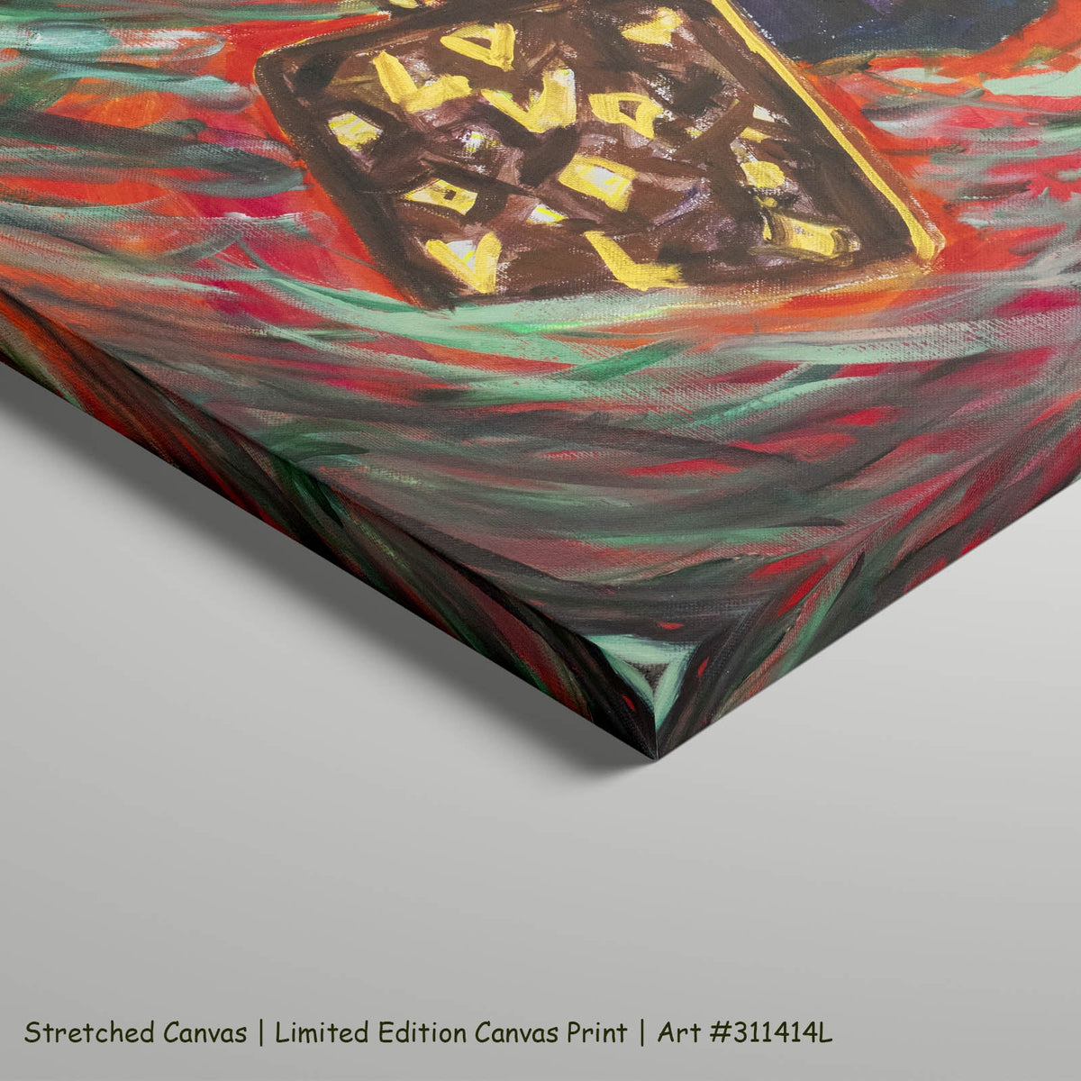 Summer Jiang — Drowning Dishonesty Large Contemporary art on stretched canvas