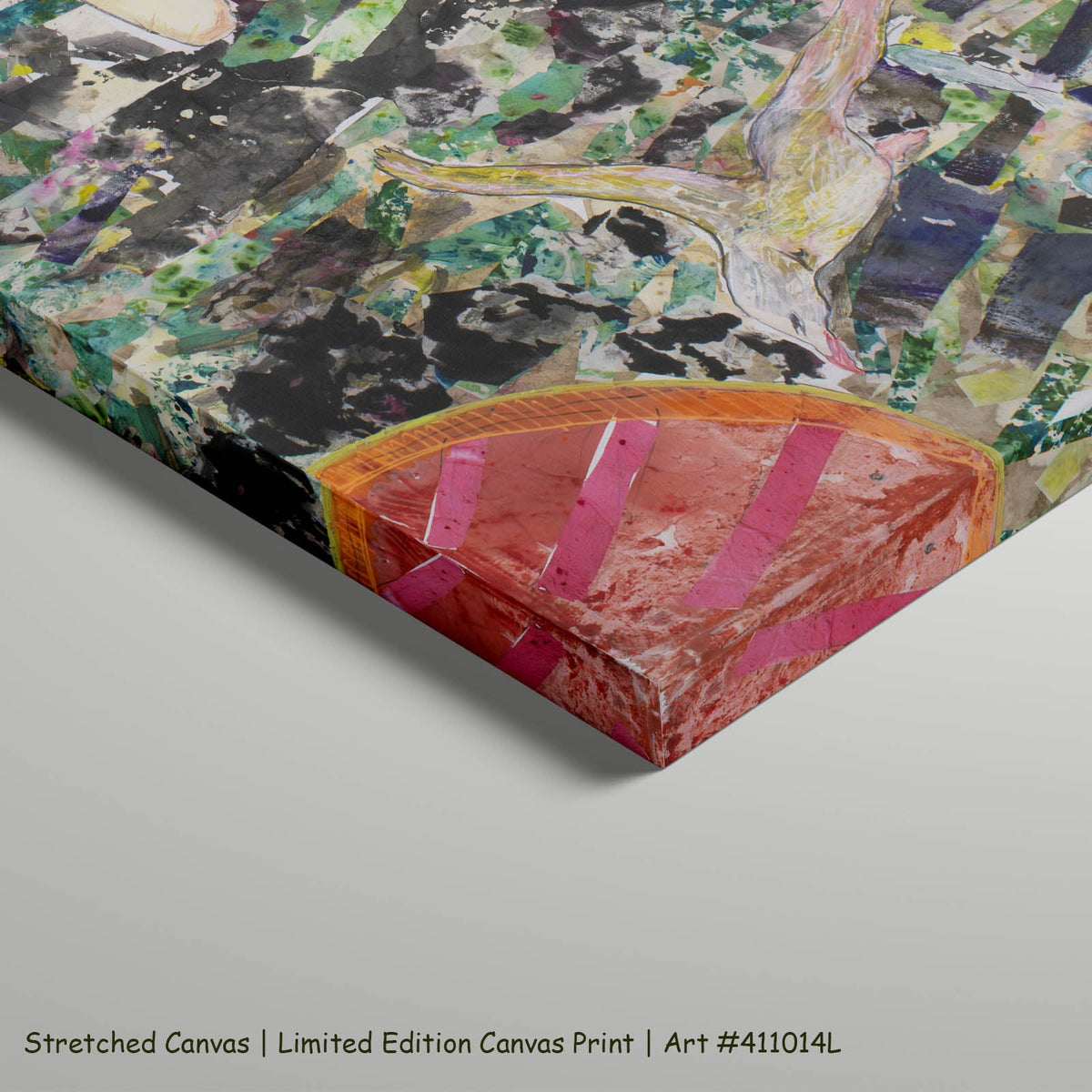 Summer Jiang — Leap of the Wild Heart Large Abstract art on stretched canvas