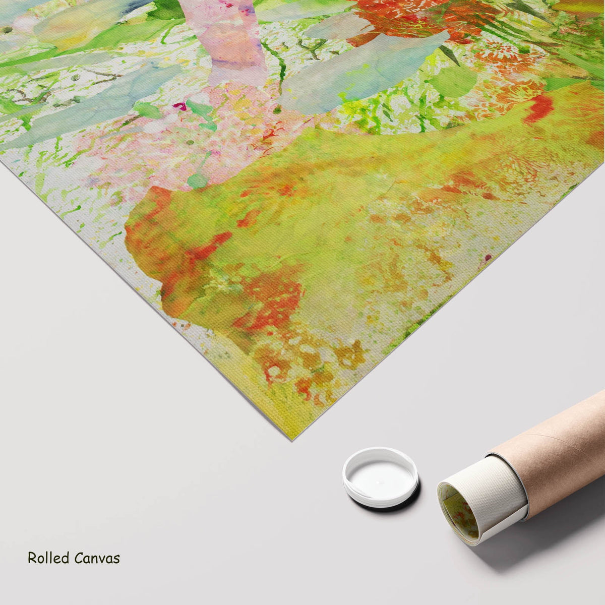 Summer Jiang — Merge Oversized Abstract art as a rolled canvas print