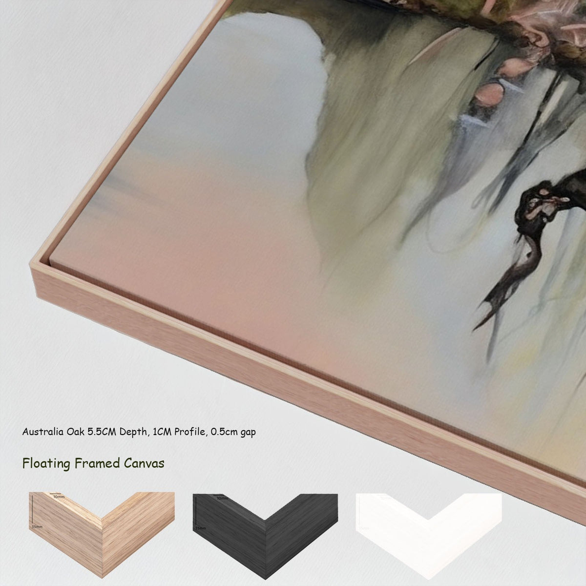Summer Jiang, Murray River — floating frames canvas 7