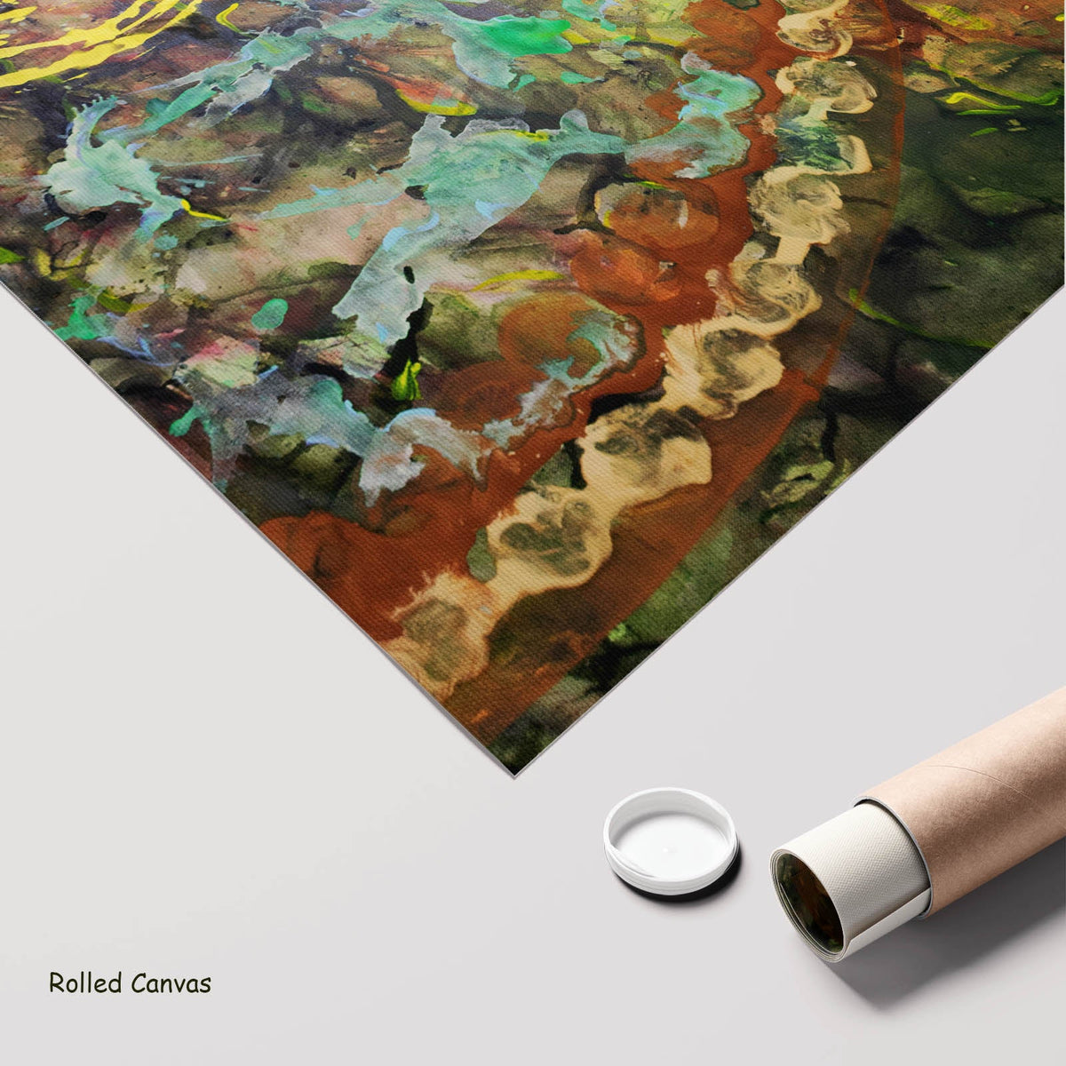 Summer Jiang — π of Life Oversized Contemporary art as a rolled canvas print