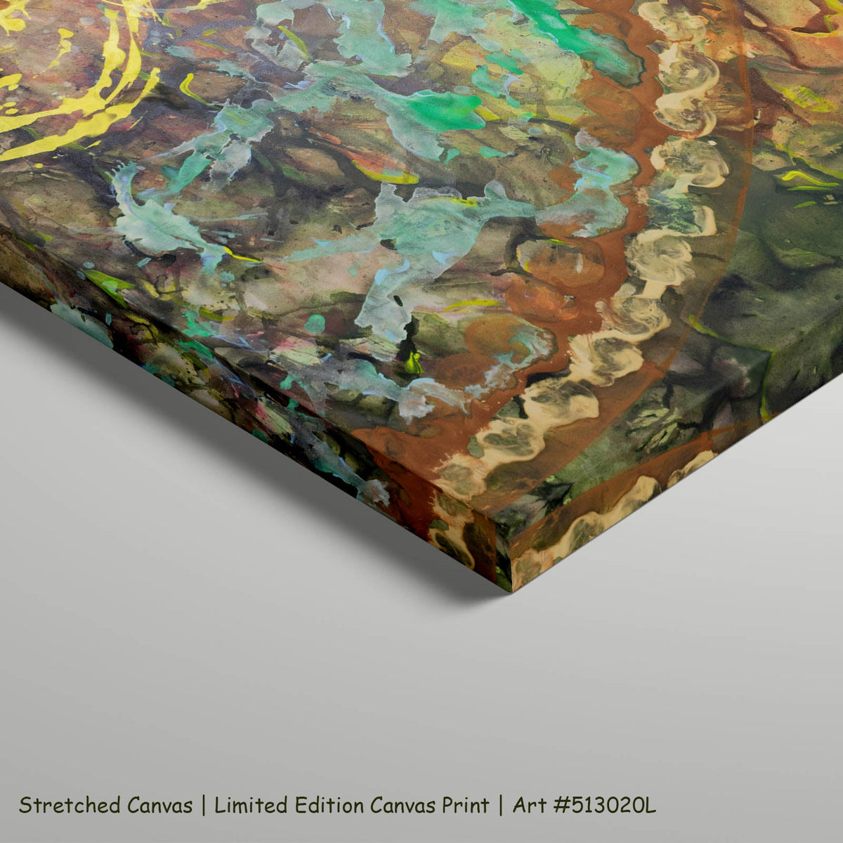 Summer Jiang — π of Life Oversized Contemporary art on stretched canvas